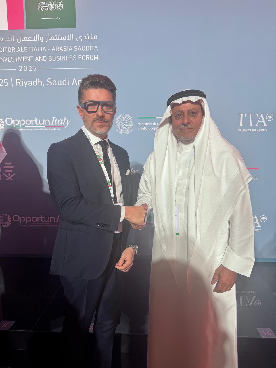 Eng Abdulrahman AlShathry and Andrea Greggio CEO of LA Semaforica Co.